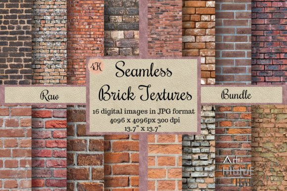 Download Seamless Raw Brick Textures, Rustic Wall - Rustic Collection