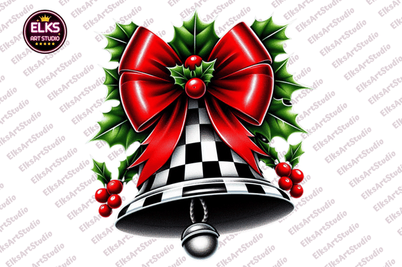 Download Black &amp; White Plaid Christmas Clipart - Premium Resources