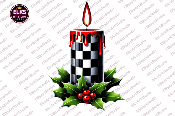 Download Black &amp; White Plaid Christmas Clipart - Premium Resources