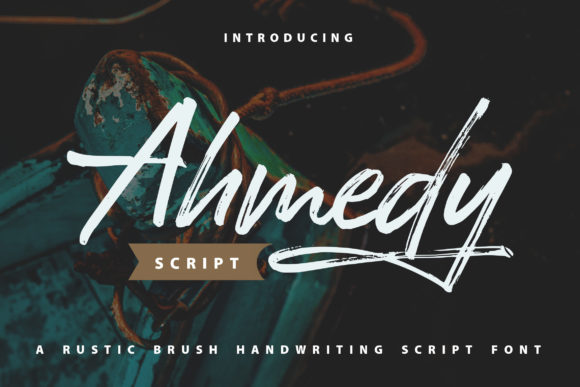 Download Ahmedy | Rustic Brush Handwriting Script - Rustic Collection