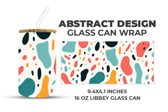 Download Abstract Design Glass Can Wrap - Abstract design Collection