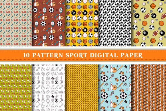Download Sport Digital Paper Pattern - Digital paper pattern Collection
